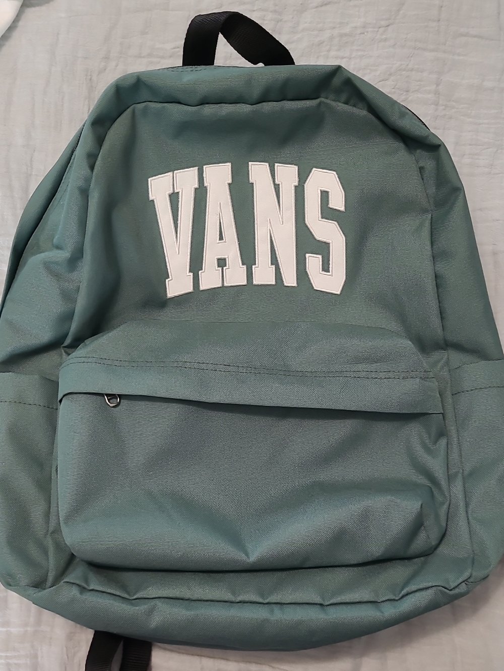 Vans Teal Backpack with White Logo